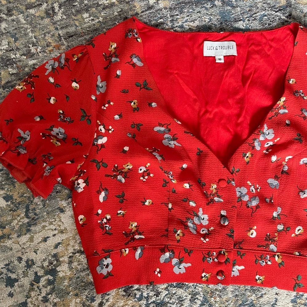 Floral Crop Top